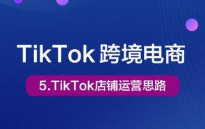 5-TikTok店铺运营思路Tiktok学堂TikTiok学堂